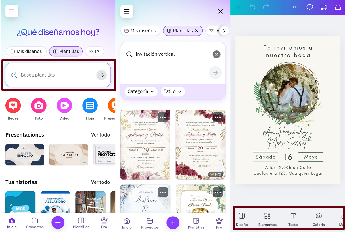 crear y editar tu diseño en canva en el celular
